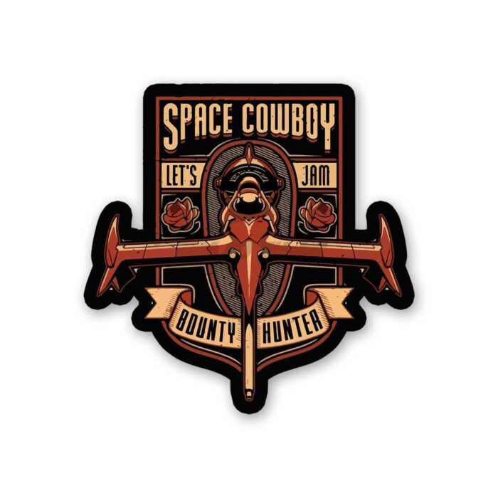 Space Cowboy Sticker