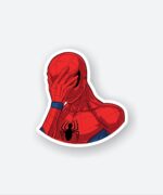 Spider Man Facepalm Sticker