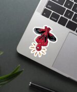 Spider Man Upside Down Sticker
