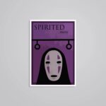 Spirited Away No Face Minimalist Anime Stickers