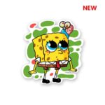 Sponge And Gary Sticker
