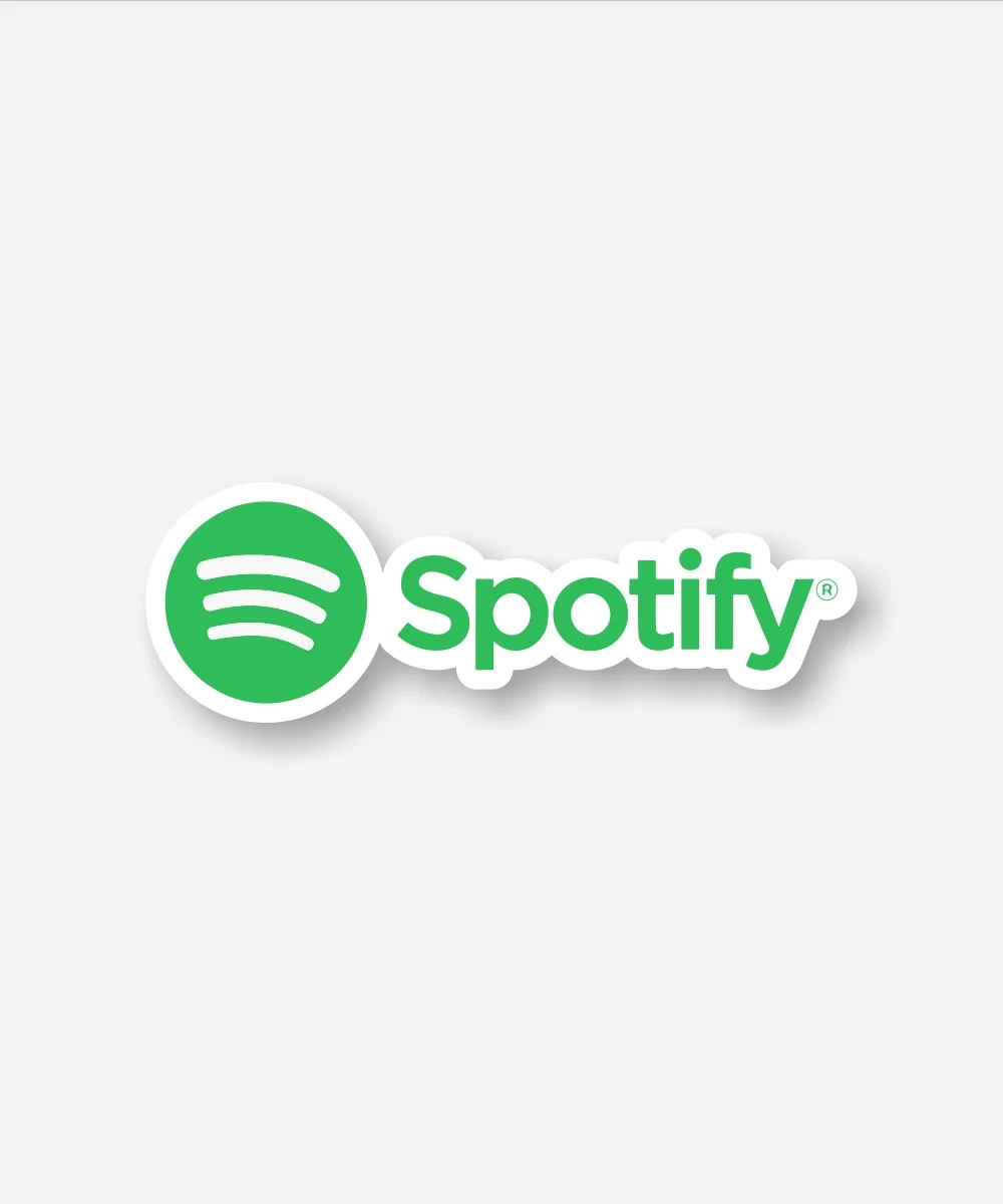 Spotify Name Logo Sticker