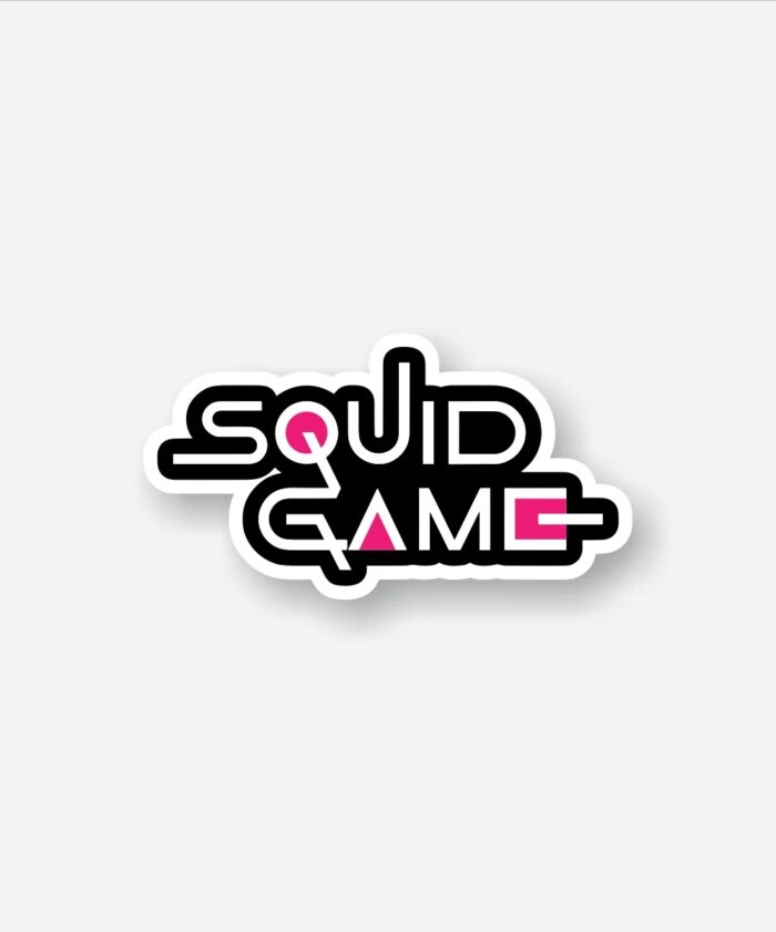 Squid Game Logo Sticker