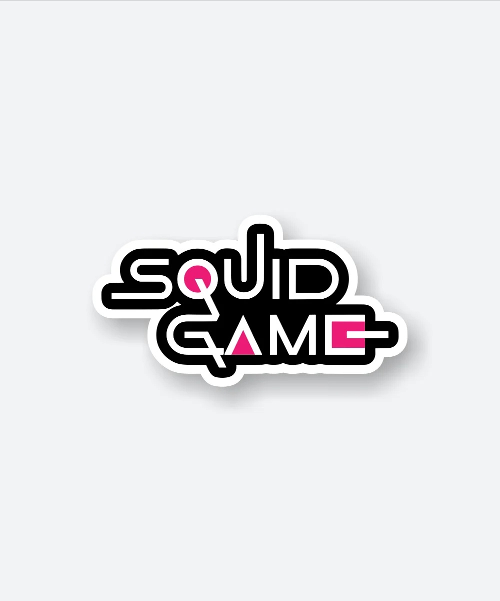 Squid Game Logo Sticker