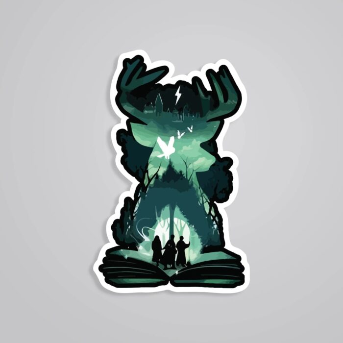 Stag Patronus Silhouette Movies Stickers