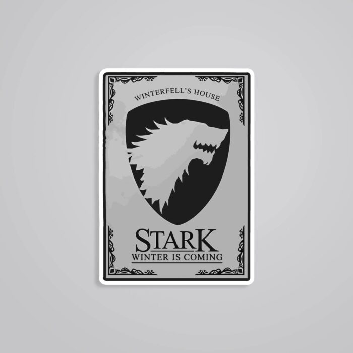 Stark Winter Is Coming TV Shows Stickers