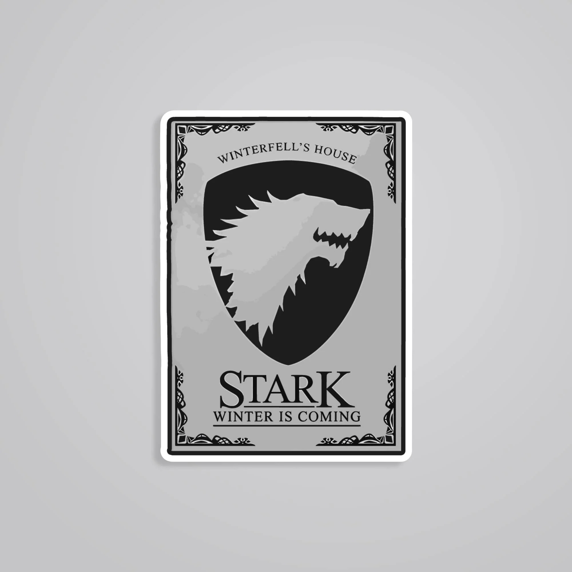 Stark Winter Is Coming TV Shows Stickers