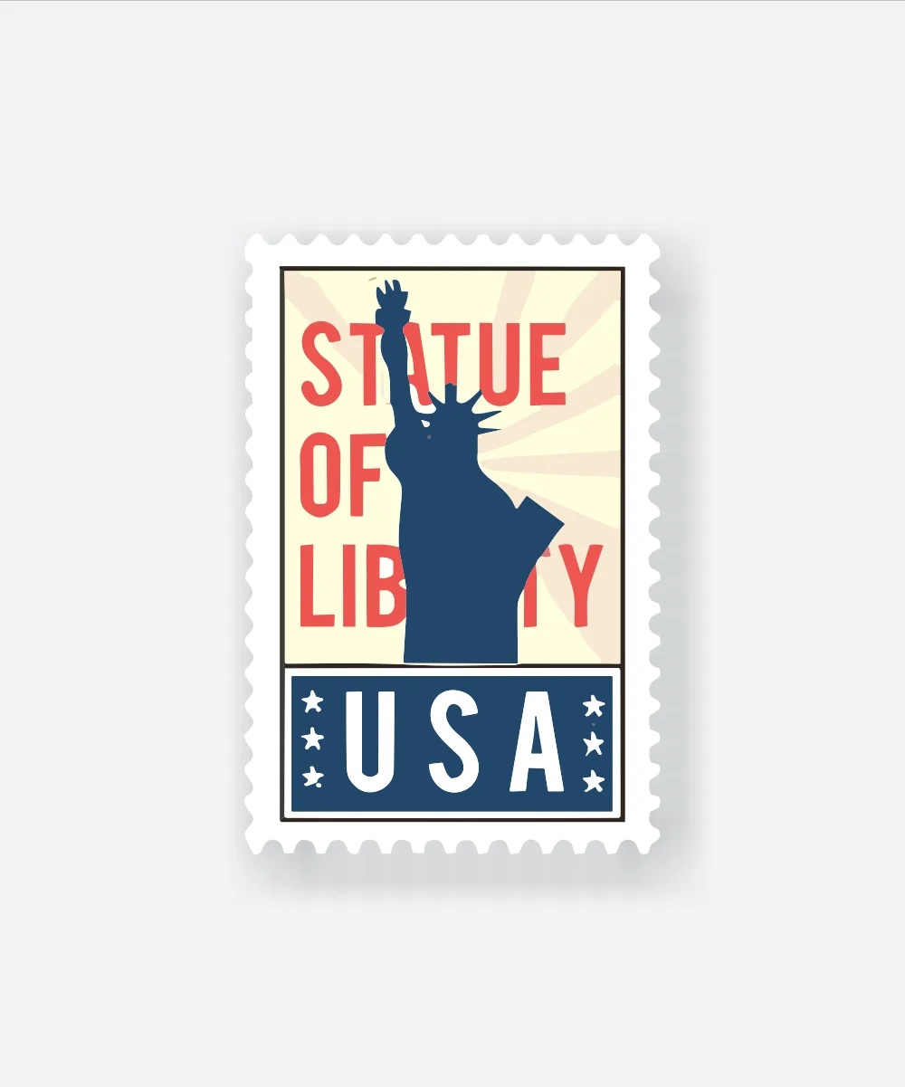 Statue Of Liberty USA Sticker