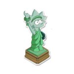 Statue Of Libertylisa Sticker
