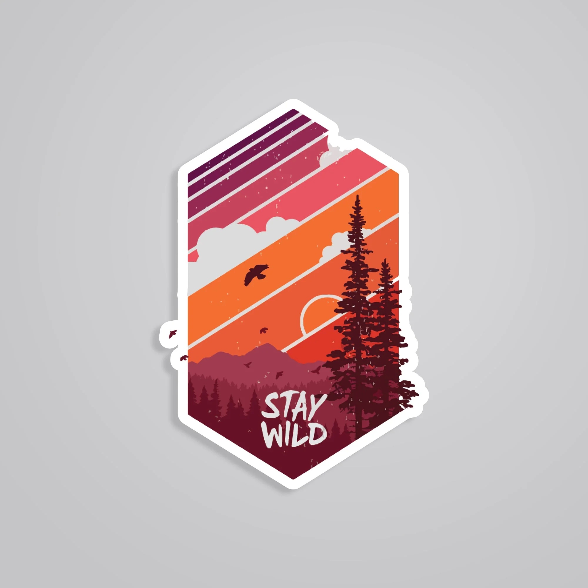Stay Wild Travels Stickers
