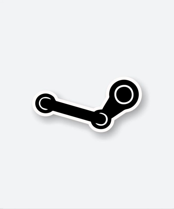Steam Logo Sticker