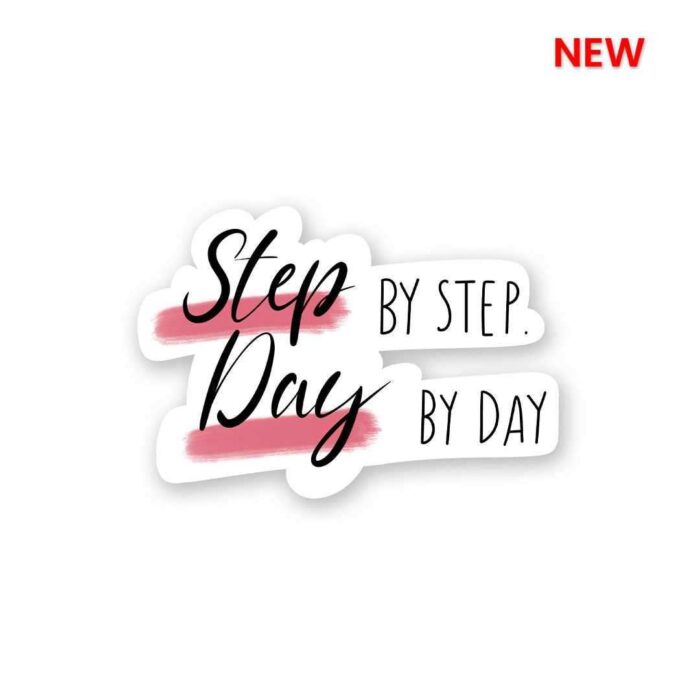 Step By Step Sticker