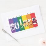 Steven Universe Love Comes In All Colors Rectangular Sticker