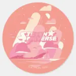 Steven Universe Beach City Classic Round Sticker
