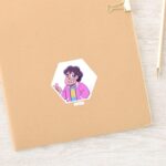 Steven Universe Pink Diamond Portrait Sticker