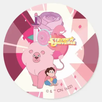 Steven Universe Rose Quartz Legacy Classic Round Sticker