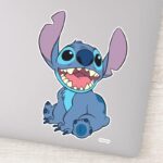 Stitch Excited A Burst Of Energy Sticker