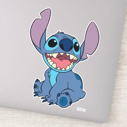 Stitch Excited A Burst Of Energy Sticker