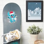 Stitch Christmas Lights Sticker