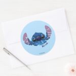 Stitch Complicated But Cute 2 Classic Round Sticker