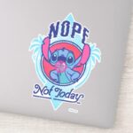Stitch Nope Not Today Sticker