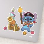 Stitch The Pirate Sticker