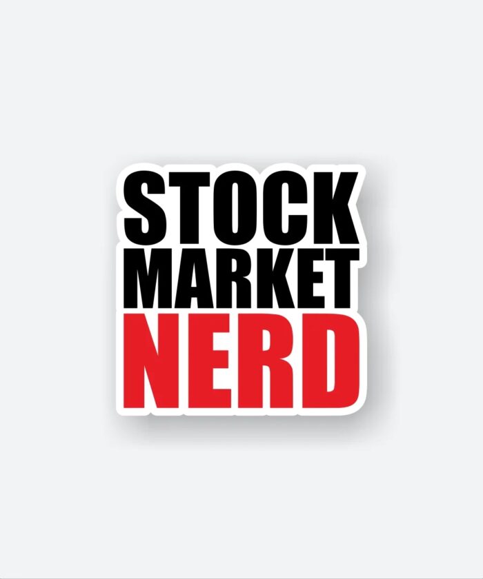 Stock Market Nerd Sticker