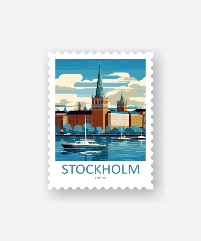 Stockholm Sweden Sticker