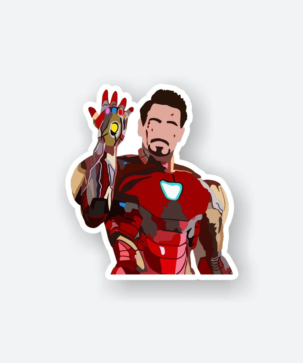 Strakk Iron Man Sticker