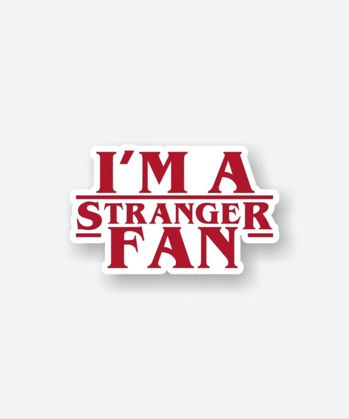 Stranger Fan Sticker
