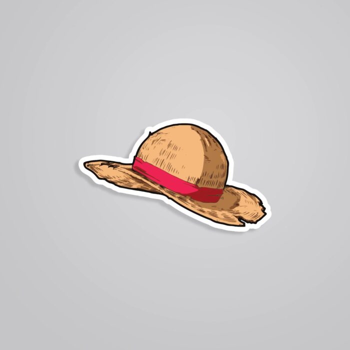 Straw Hat Anime Stickers