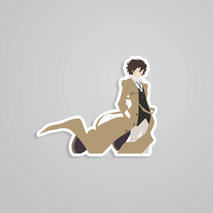 Stylish Detective Dazai Anime Stickers