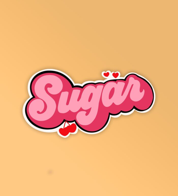 Sugar   Laptop Mobile Stickers