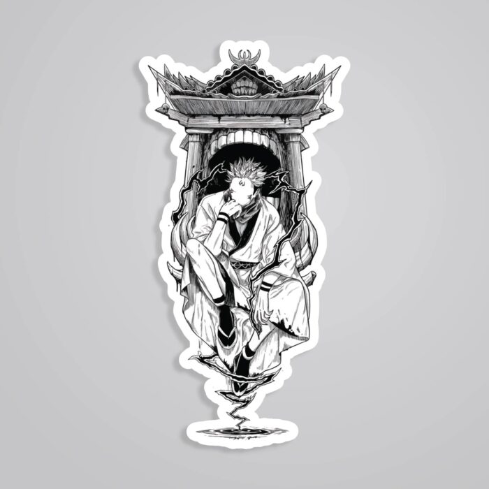 Sukuna Malevolent Shrine Anime Stickers