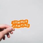 Summer Camping Travels Stickers