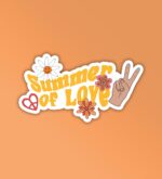 Summer Of Love Laptop Mobile Stickers