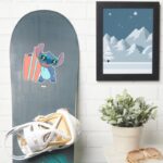 Summer Stitch With Surfboard Sticker