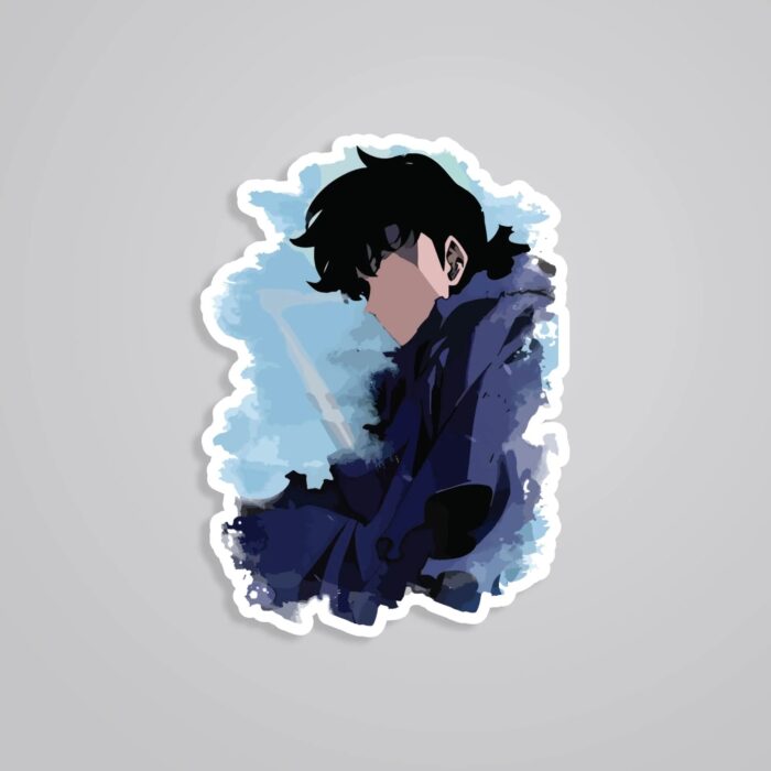 Sung Jin Woo Minimalist Anime Stickers