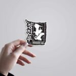 Sung Jin Woo Solo Leveling BW Anime Stickers