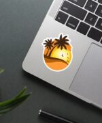 Sunset View Sticker