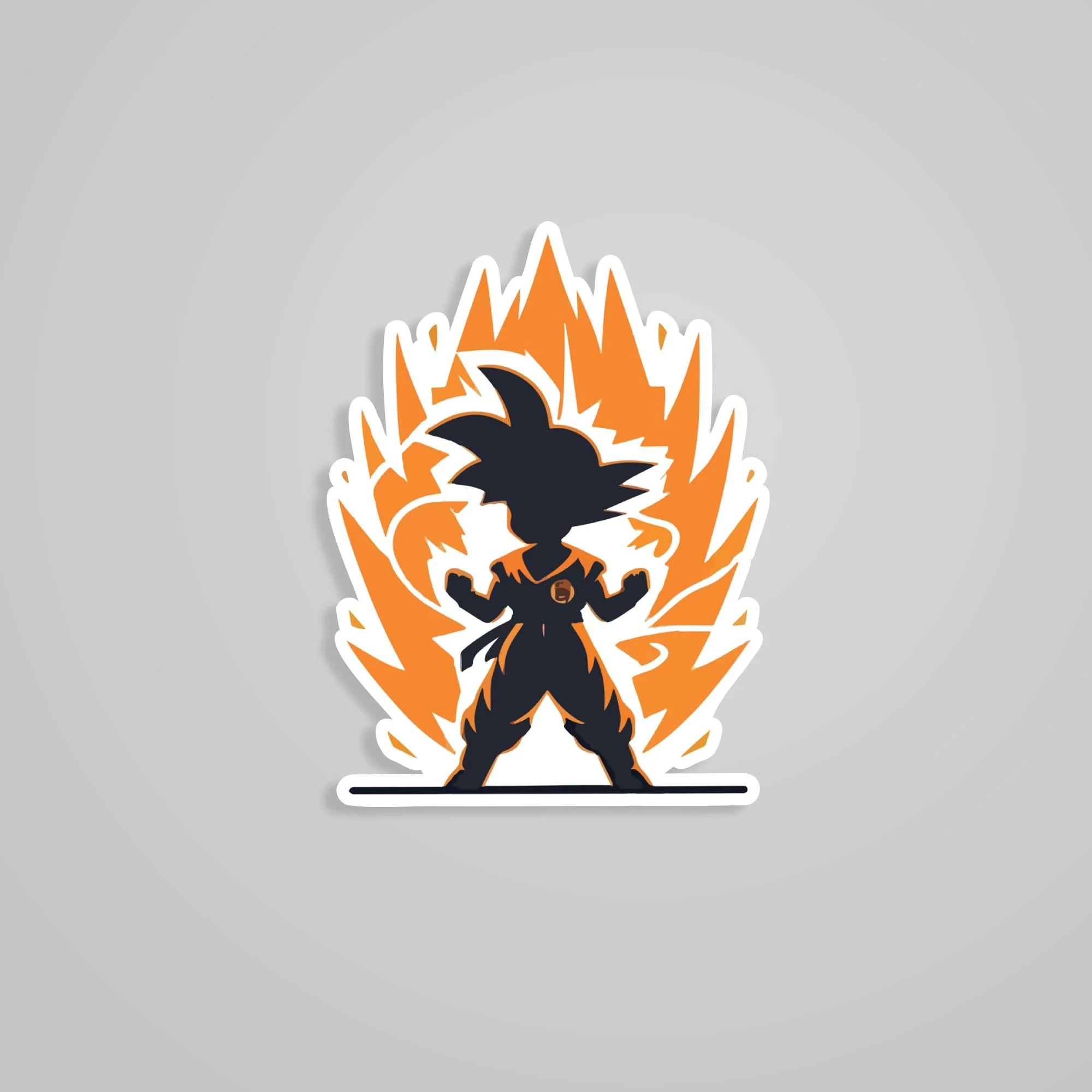 Super Saiyan Goku Anime Stickers