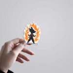 Super Saiyan Goku Anime Stickers