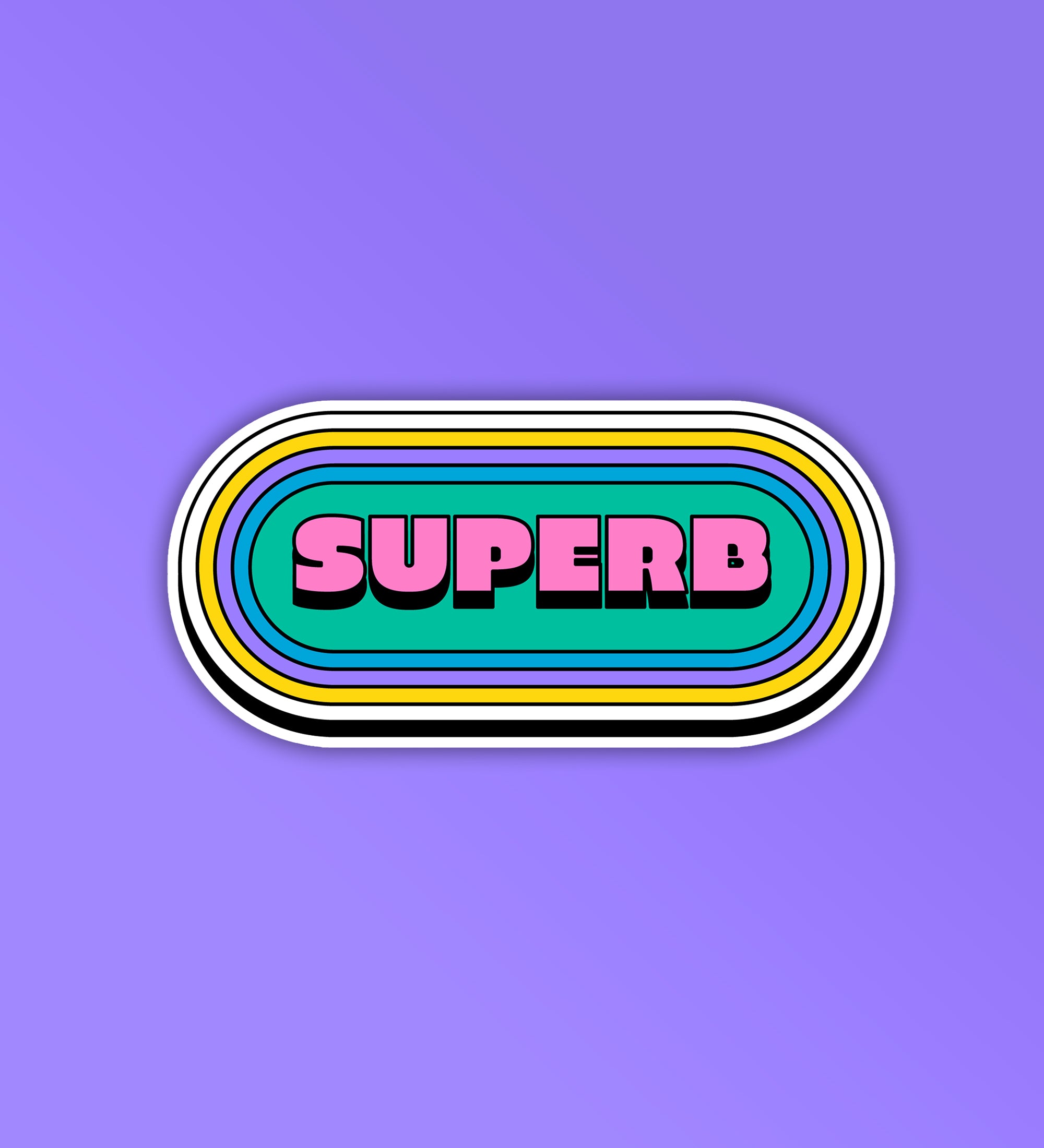 Superb   Laptop Mobile Sticker