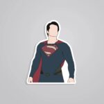 Superman Minimalist Movies Stickers