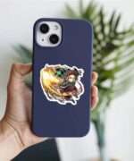 Tanjiro Attack Kimetsu No Yaiba Sticker