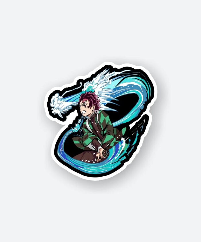 Tanjiro Kamado Attack Sticker
