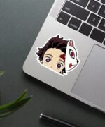 Tanjiro Kamado Demon Slayer Mask Sticker