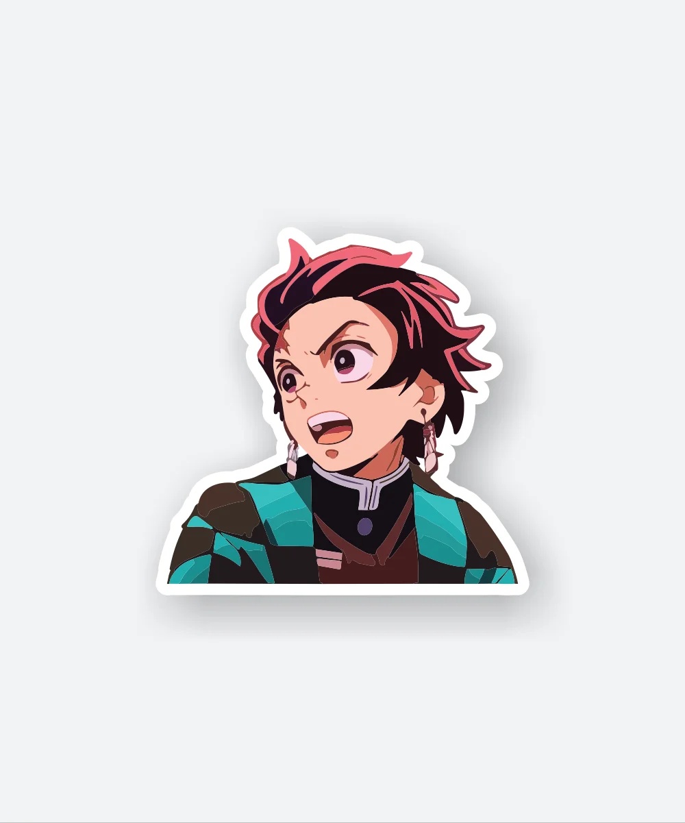 Tanjiro Kamado Kimetsu No Yaiba Sticker Tanjiro Kamado Kimetsu No Yaiba Sticker