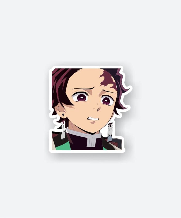 Tanjiro Kamado Worried Sticker