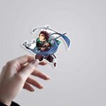 Tanjiro Water Breathing Style Anime Stickers